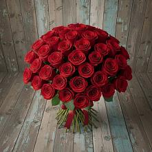 Букет 55 Красных роз Фридом #REPLACE_PRED# Усть-Уде