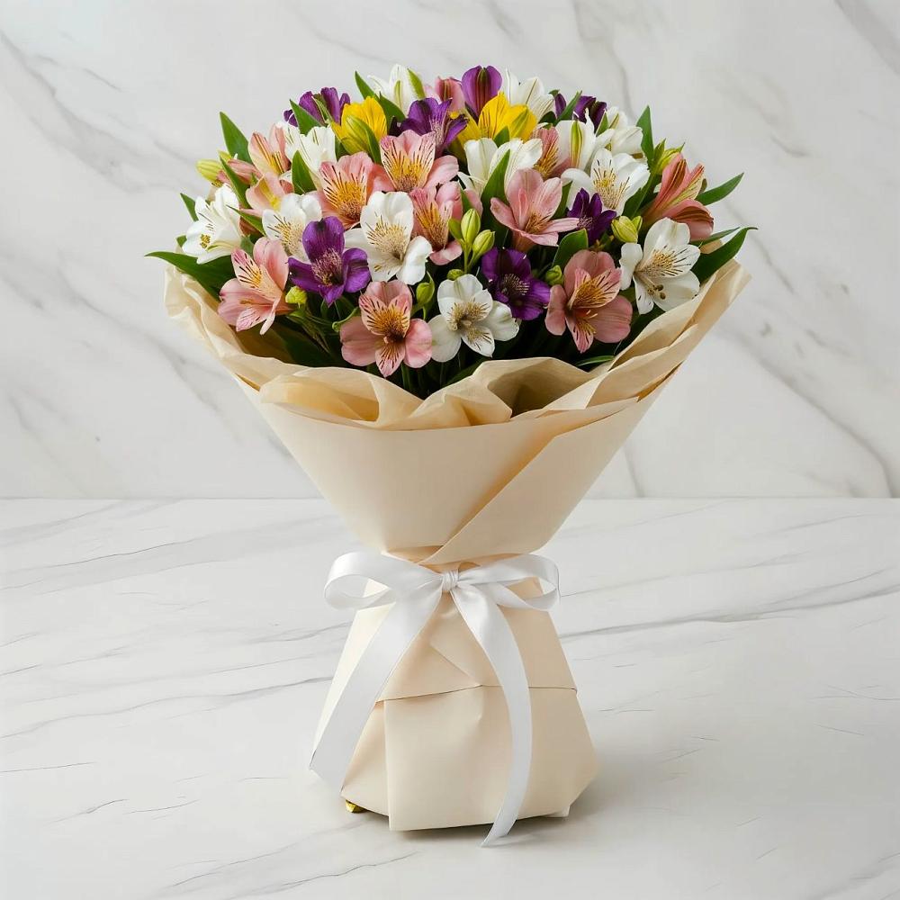 Букет цветов из: Альстромерии в Усть-Уде