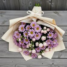 Букет цветов из:  Розы и Хризантемы #REPLACE_PRED# Усть-Уде