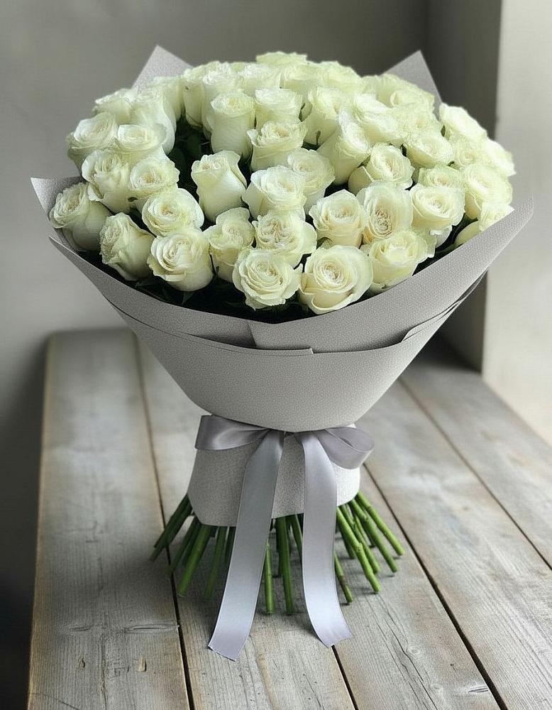 Букет 35 Белых роз в Усть-Уде