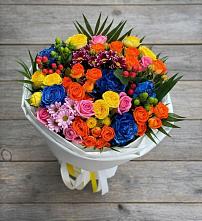 Букет цветов из:  Розы и Хризантемы #REPLACE_PRED# Усть-Уде