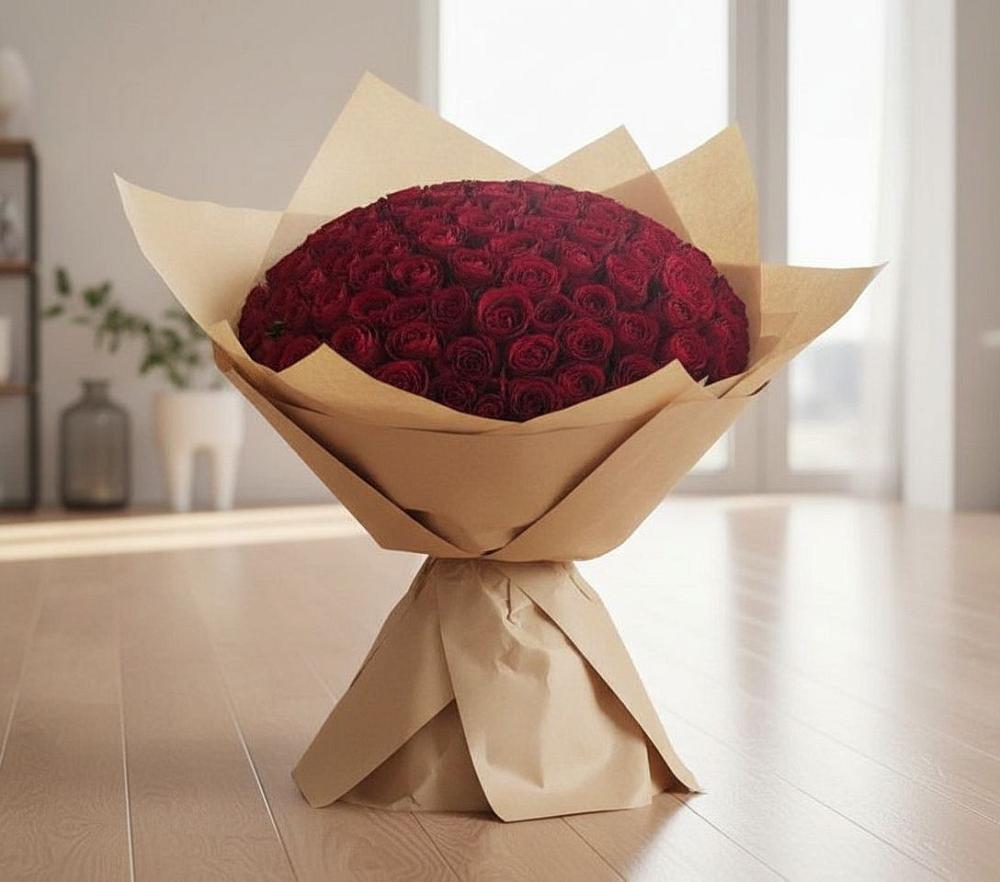 Букет 101 Красная роза в Усть-Уде