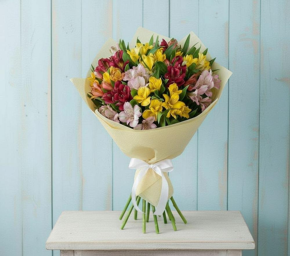 Букет цветов из: Альстромерии в Усть-Уде