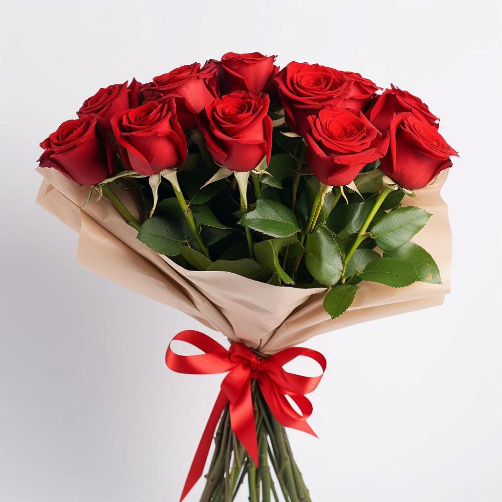 Букет 11 Красных роз Эдлесс Лав в Усть-Уде